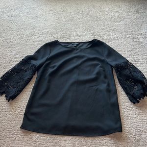 Extra small banana Republic black top blouse xs